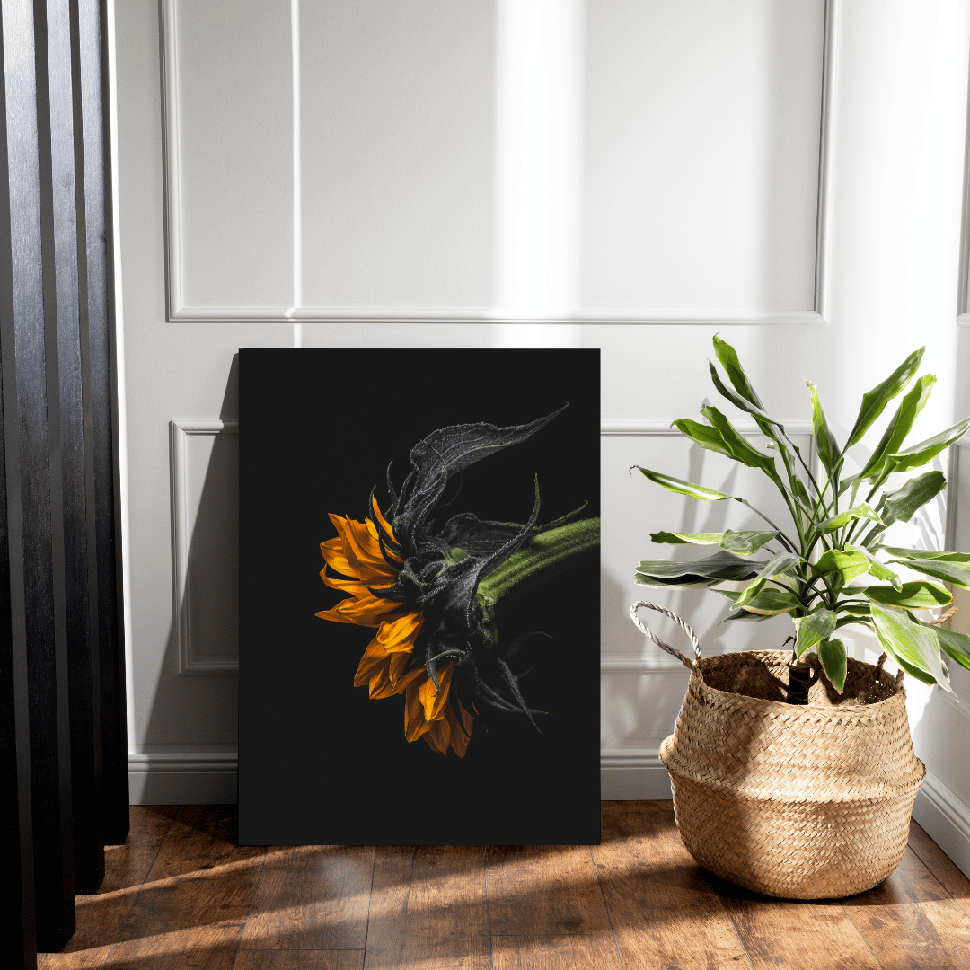 Zonnebloem Poster | Shadow Dance of the Sunflower - Vamejo Design