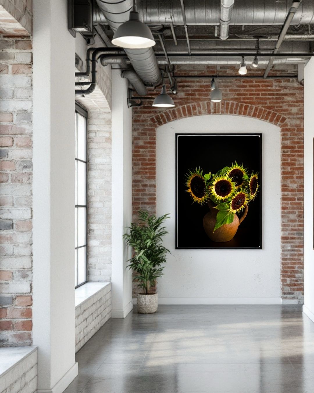 Zonnebloem Poster | Sunflower Serenade - Vamejo Design